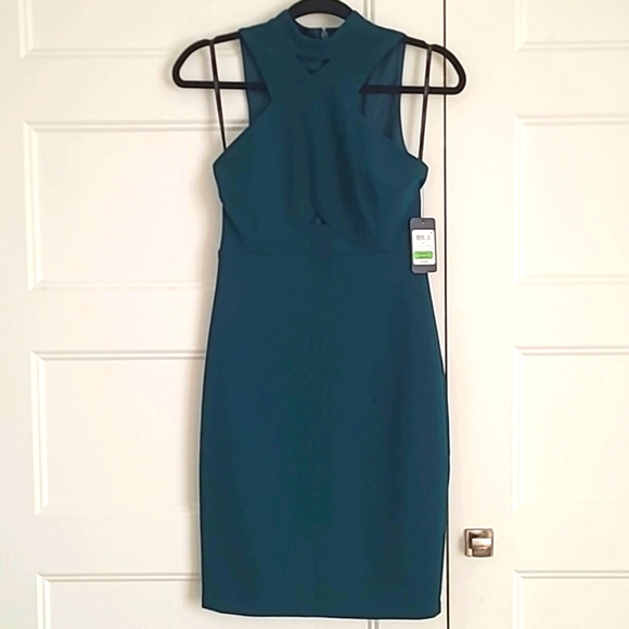 GUESS Emerald choker cutout midi dress - Picture 1 of 8
